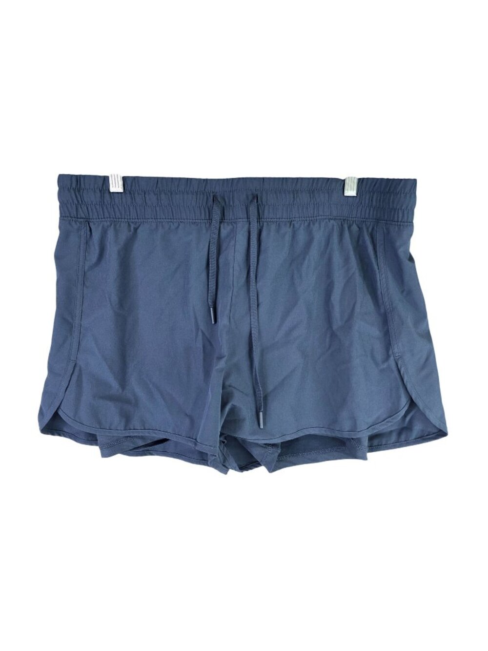 Womens Velocity Athena Blue 2-In-1 Running Shorts Lined 3" Inseam Activewear XL